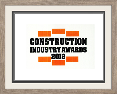 Construction Industry Awards 2012 to BBCL - Property developers Chennai